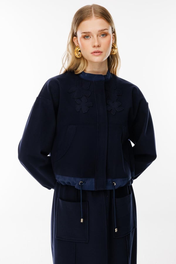 GHİSA ETEKLİ NAKIŞ İŞLEMELİ TAKIM