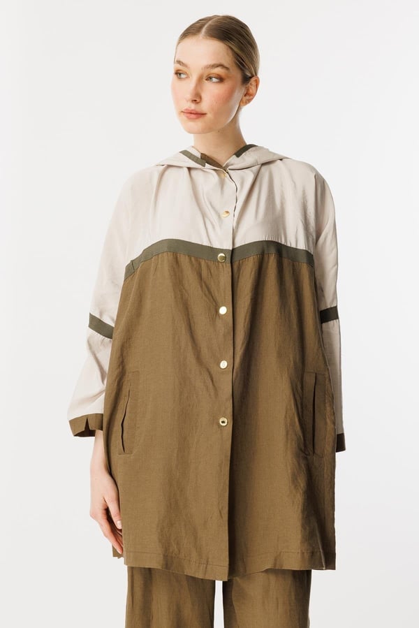 GHİSA Kapşonlu Çıtçıtlı Sweat Pantolon Takım