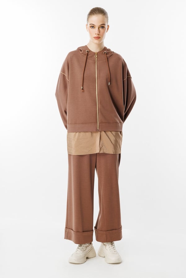 GHİSA Kapşonlu Sweat Pantolon Takım