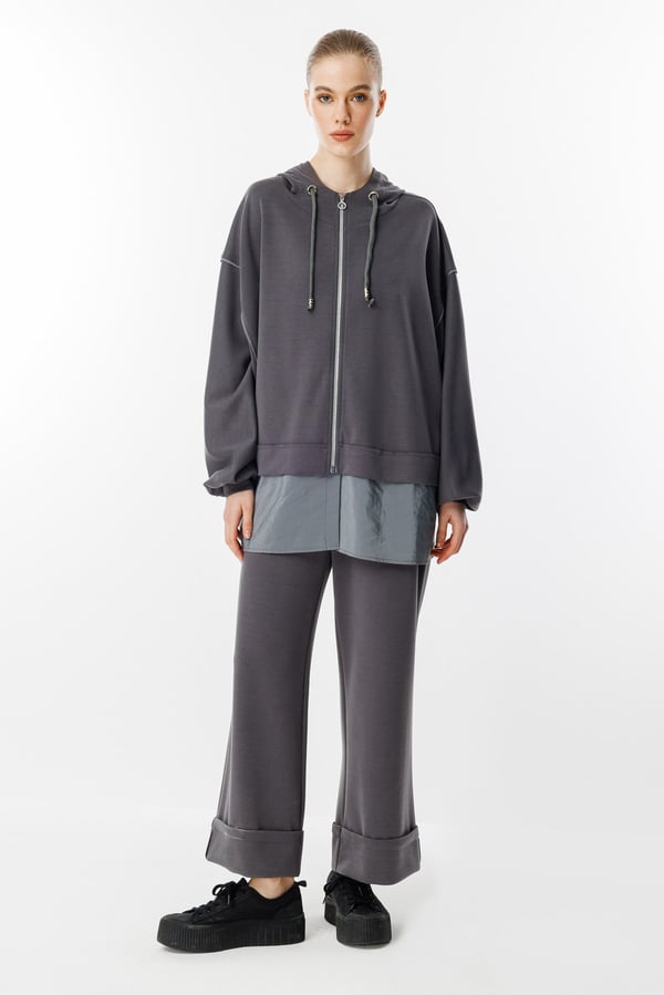 GHİSA Kapşonlu Sweat Pantolon Takım