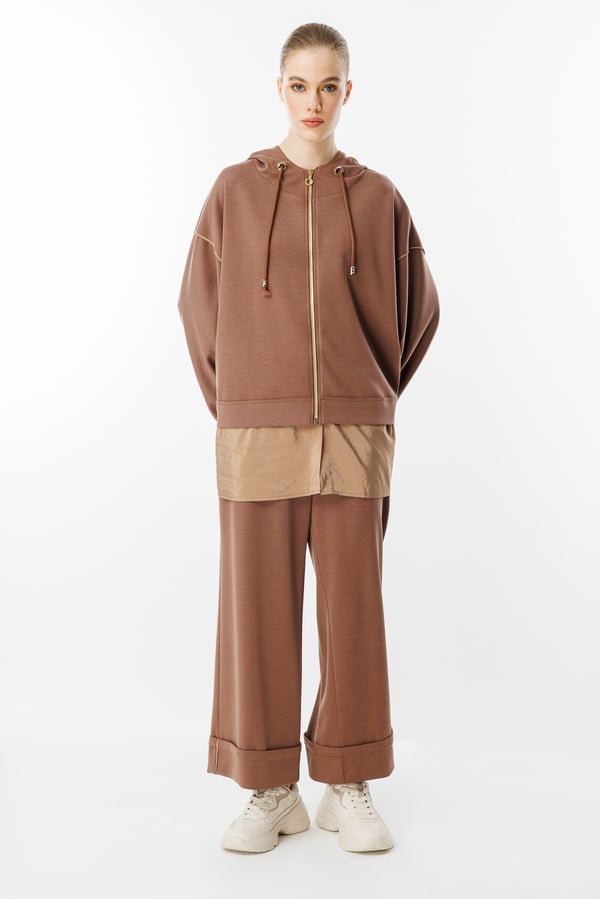 GHİSA Kapşonlu Sweat Pantolon Takım