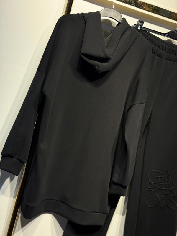 GHİSA Nakış İşlemeli Kapşonlu Sweat Pantolon Takım