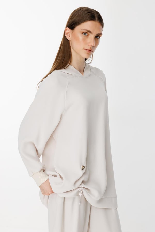 GHİSA Omzu Düğme Detaylı Sweatshirt Pantolon Takım