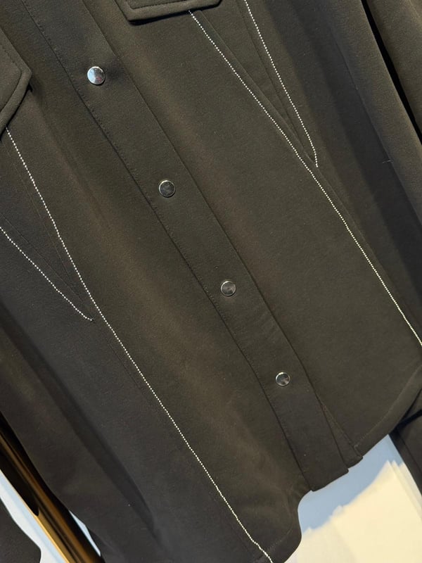 GHİSA Önden Çıtçıtlı Su Yolu Bilye İşlemeli Tunik Pantolon Takım