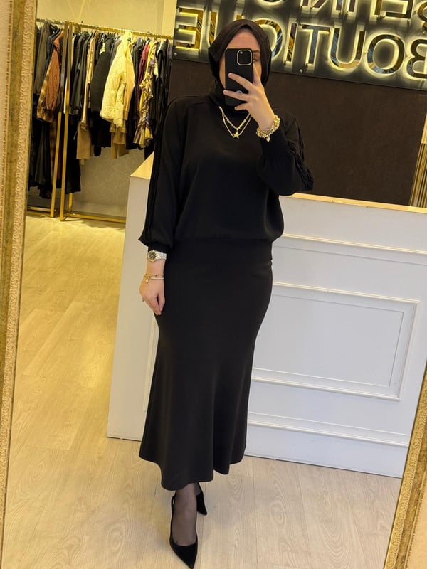 GHİSA Şifon Mix Merserize Tasarım Tunik