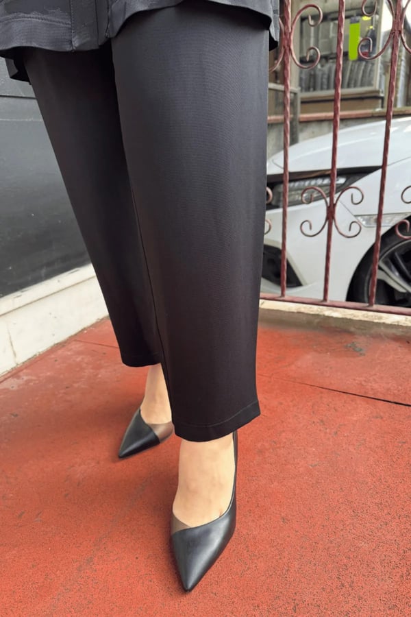 GHİSA Taş Detaylı Monogram Pantolon Gömlek Takım