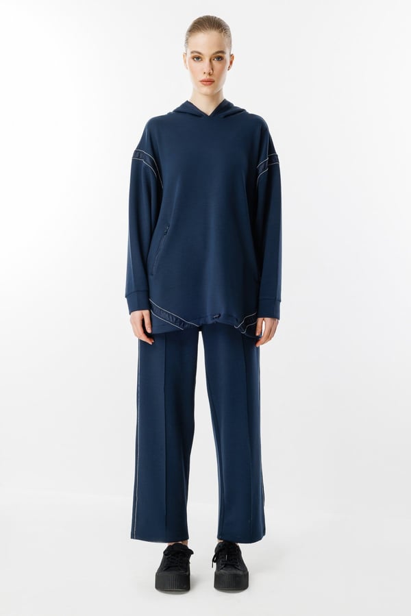 GHİSA Taş Detaylı Sweatshirt Pantolon Takım