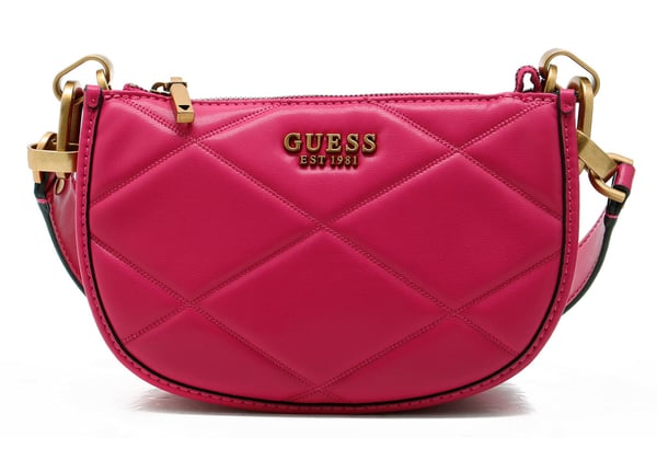 GUESS Geniş Kapitone davet çantası