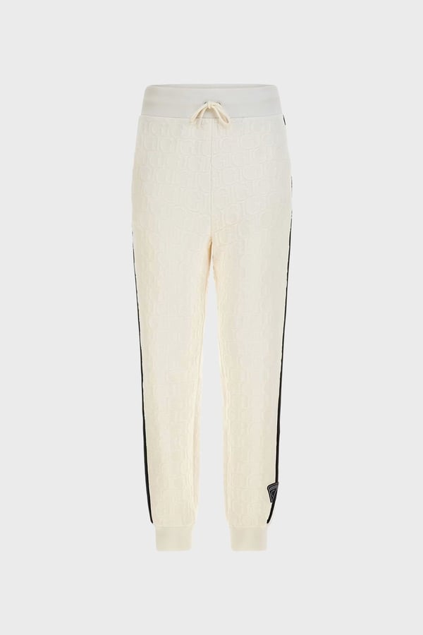 GUESS Kabartma baskılı GJ logolu jogger pantolon
