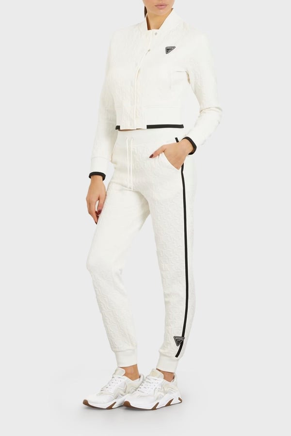 GUESS Kabartma baskılı GJ logolu jogger pantolon