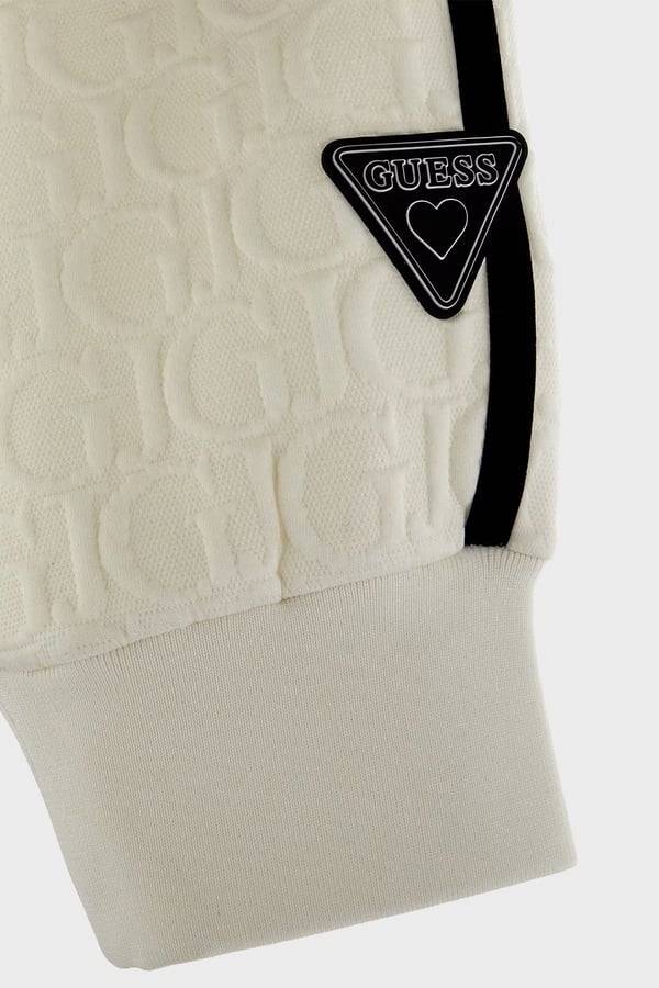 GUESS Kabartma baskılı GJ logolu jogger pantolon