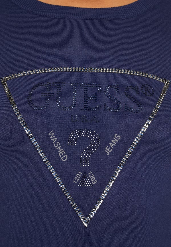 GUESS KAYLA kısa kollu kazak