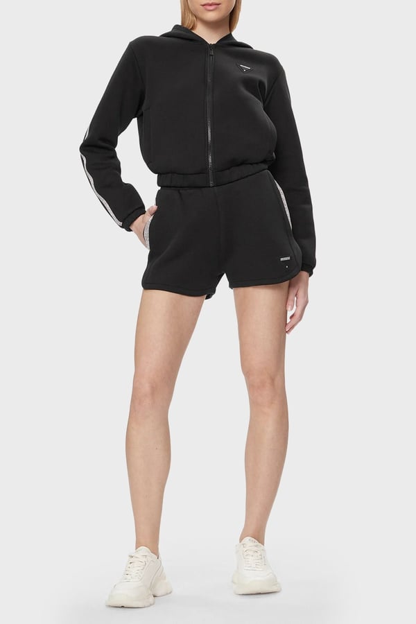 GUESS Kiara Scuba Kapüşonlu Crop Sweat