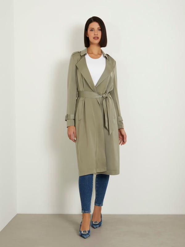 GUESS Saten klasik trençkot