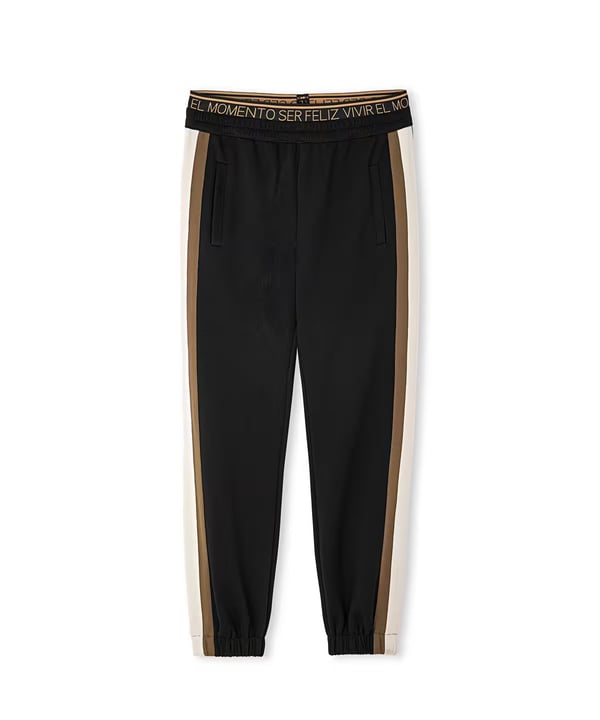 İPEKYOL SLOGAN JAKARLI JOGGER PANTOLON