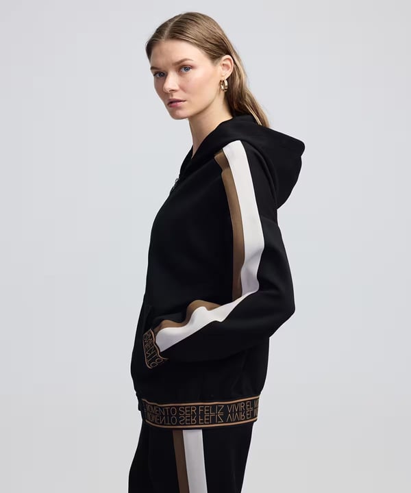 İPEKYOL Slogan jakarlı sweatshirt
