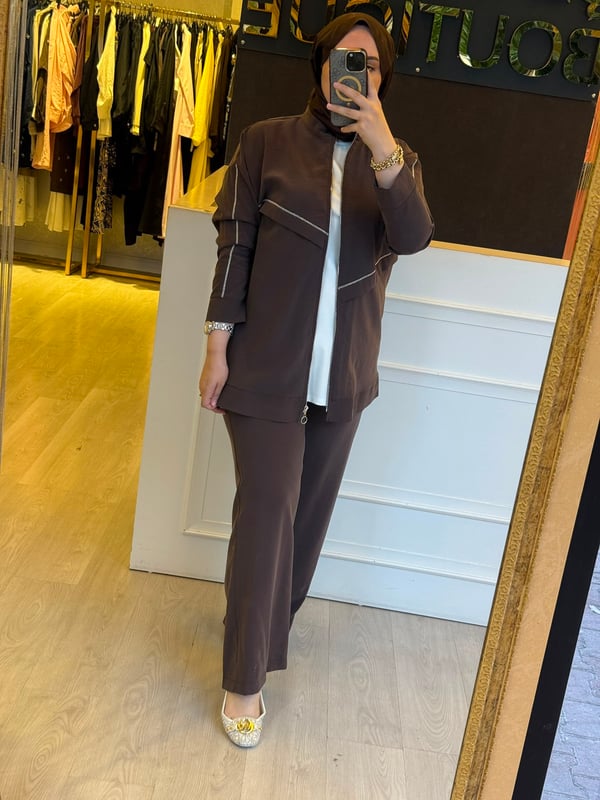 JENNE Fermuarlı İkili Takım