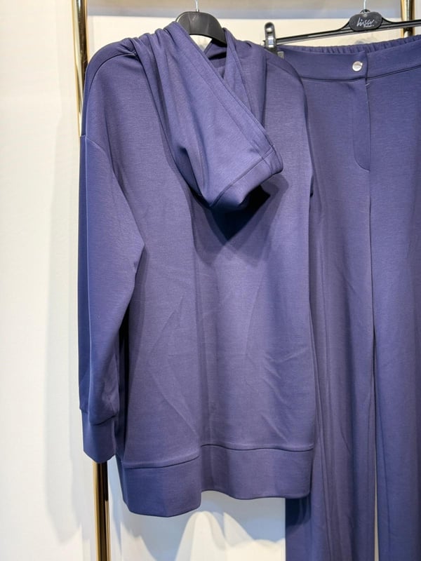 LİSA EXCLUSİVE Göğüs Nakış İşlemeli Sweat Pantolon Takım
