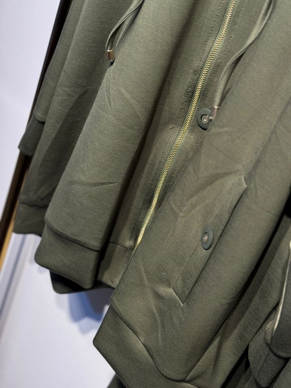 LİSA EXCLUSİVE Saten Mix Kapşonlu Sweat Rahat Pantolon Takım