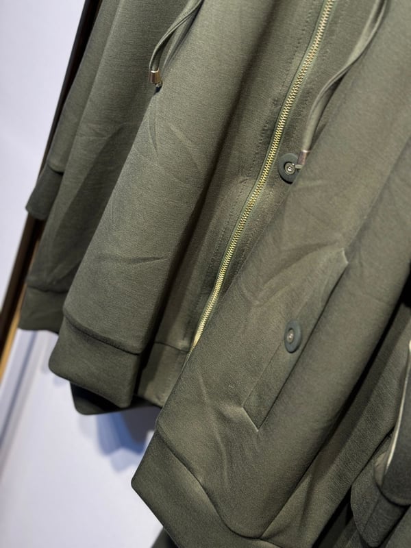 LİSA EXCLUSİVE Saten Mix Kapşonlu Sweat Rahat Pantolon Takım