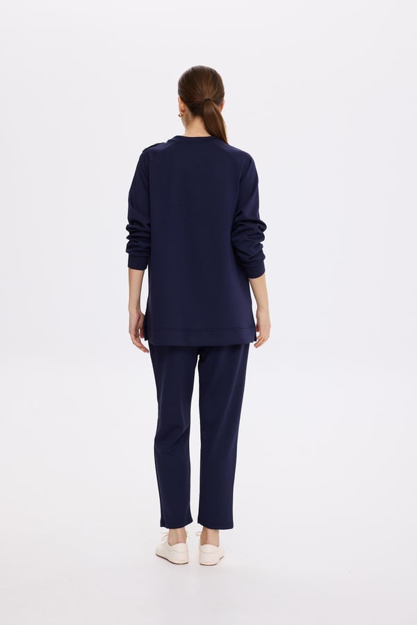 MİSSEMRAMİSS Aksesuarlı Comfort Sweatshirt