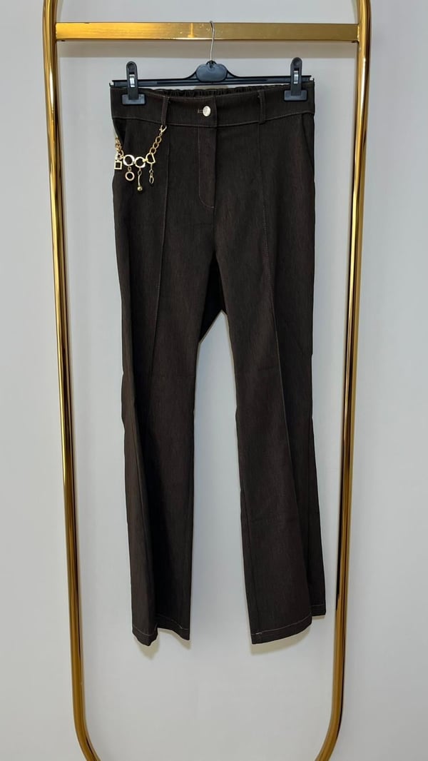 MISSEMRAMISS DİKİŞLİ KOT PANTOLON