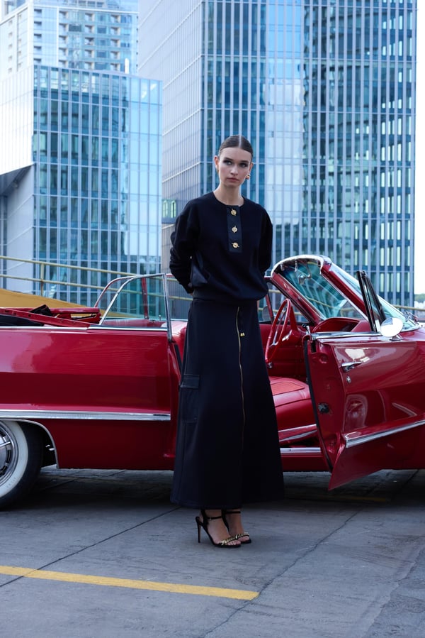 MİSSEMRAMİSS FERMUAR DETAYLI ETEK