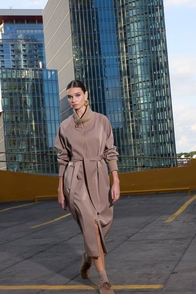 MİSSEMRAMİSS FERMUARLI COMFORT TRENÇKOT