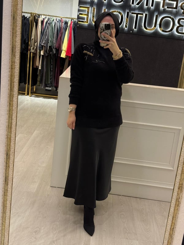 MİSSEMRAMİSS Florana Nakışlı Angora Tunik