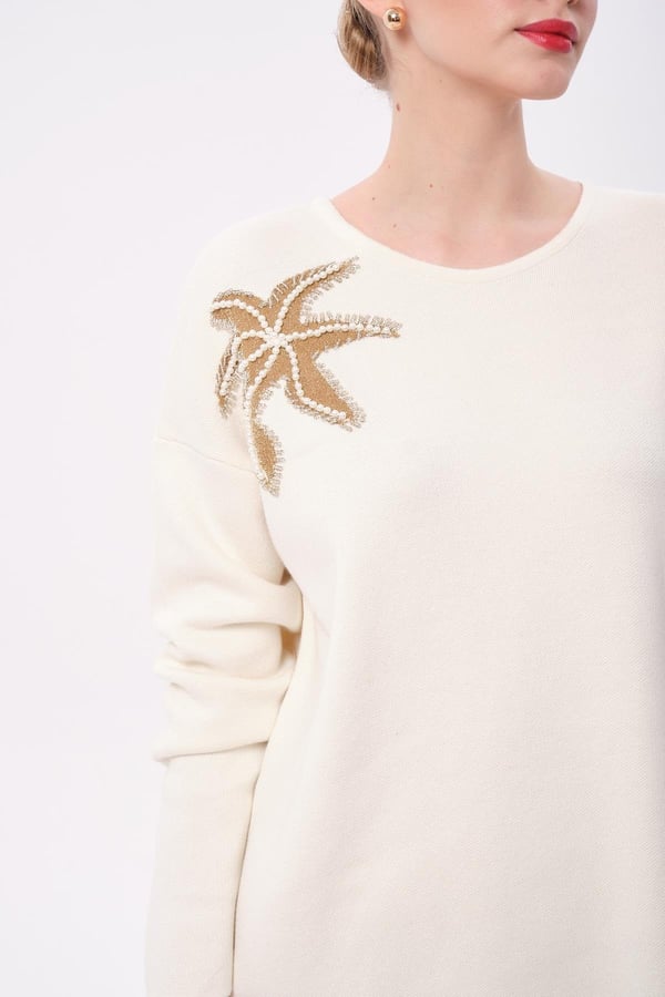 MİSSEMRAMİSS FLOWER TRİKO KAZAK