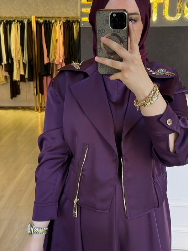 MISSEMRAMISS LAYER İÇ ELBİSE CEKET TAKIM