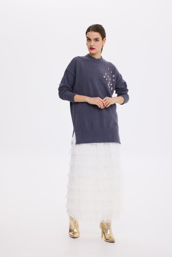 MİSSEMRAMİSS Maglione Angora Kazak