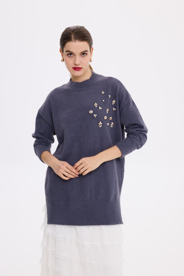 MİSSEMRAMİSS Maglione Angora Kazak