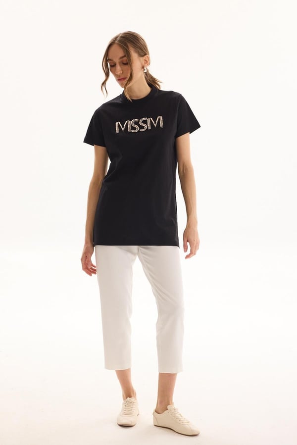 MİSSEMRAMİSS Mssm Taşlı Tshirt