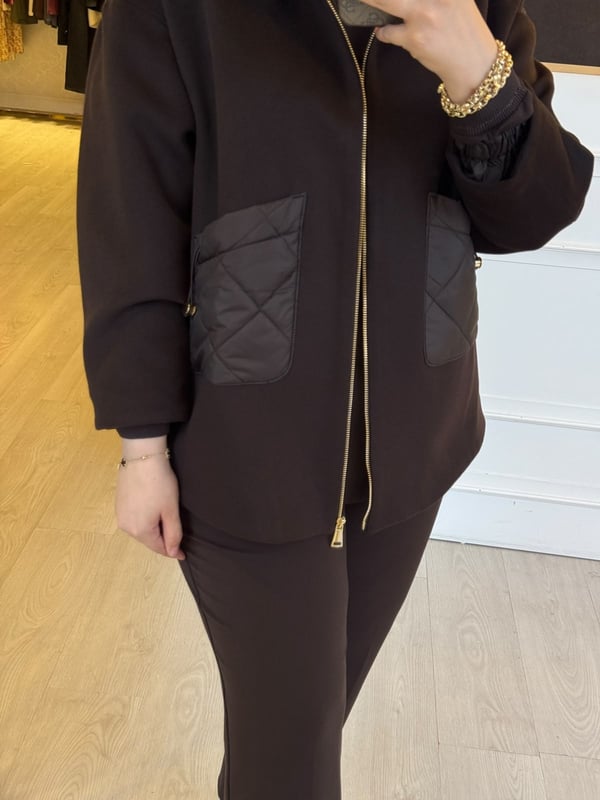 MISSEMRAMISS PEARL ZİP CEKET