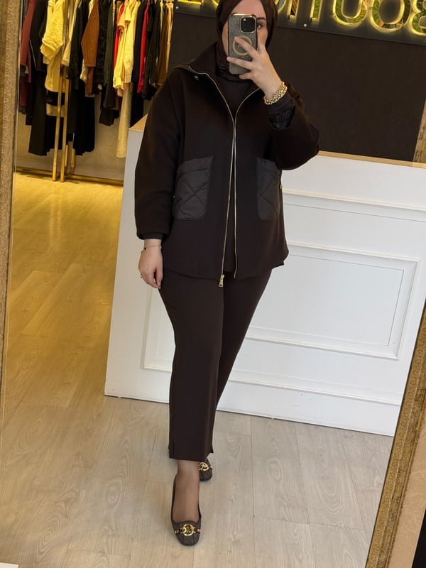 MISSEMRAMISS PEARL ZİP CEKET