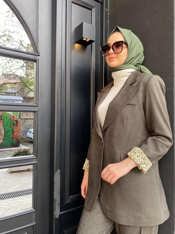 MİSSWHENCE 34201 CEKET PANTOLONLU TAKIM