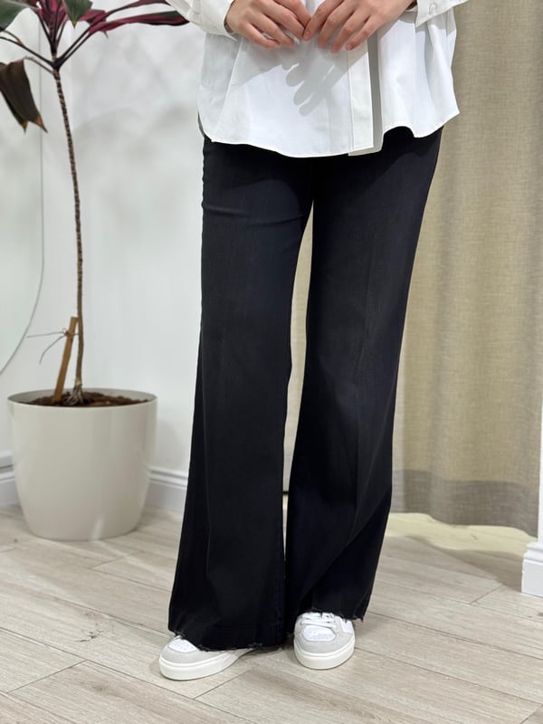 MİSSWHENCE 35101 BOL PAÇA TENCEL KOT PANTOLON