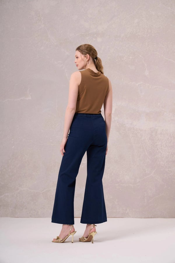MİSSWHENCE 35103 BOL PAÇA KOT PANTOLON