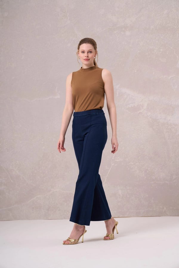 MİSSWHENCE 35103 BOL PAÇA KOT PANTOLON