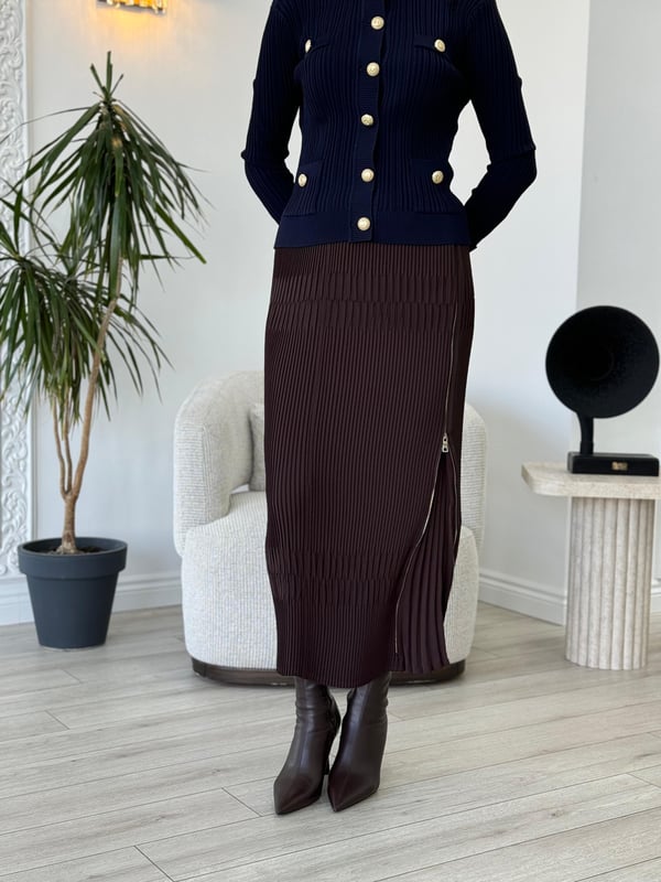 MİSSWHENCE 36921 YANDAN FERMUARLI ETEK