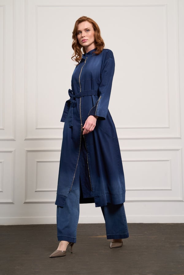 MİSSWHENCE 37507 Denim Pardesü
