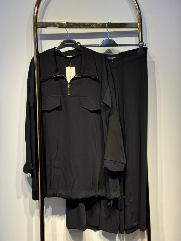 MİSSWHENCE 38008 Yakalı Tunik Pantolon Takım
