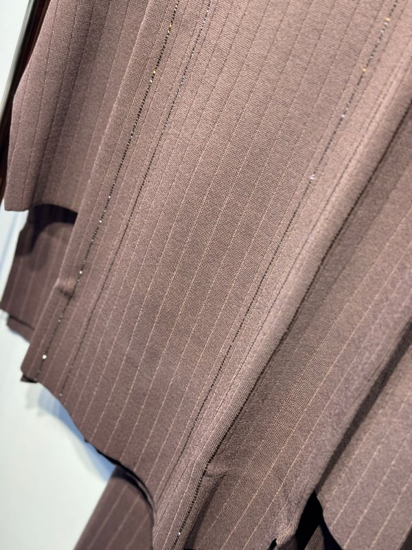 NUSS Merserize Taş İşlemeli Tunik Pantolon Takım