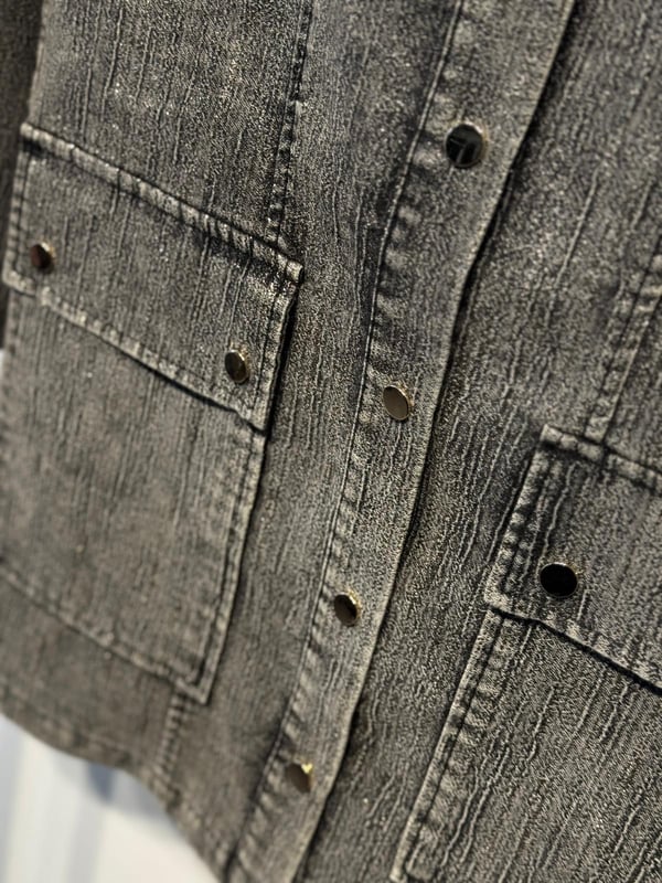 NUSS Parla İplik Geçişli Denim Kap