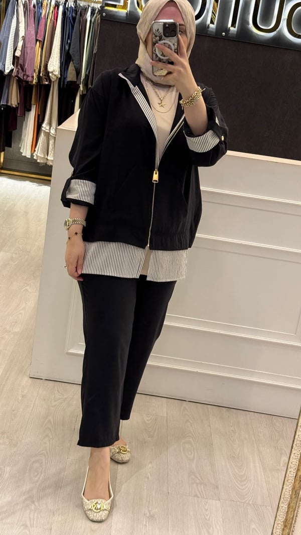 PEARLY Çizgili Eşofman Takım