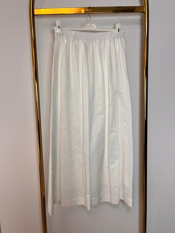 PEARLY Pileli Poplin İçi Astarlı Etek