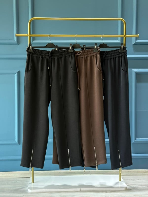 SENTEZ Aster Ön Paça Fermuarlı Pantolon