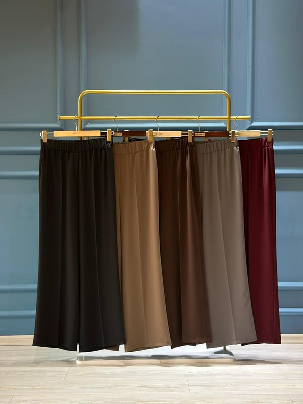 SENTEZ COLMAR Beli Lastikli Geniş Paça Pantolon