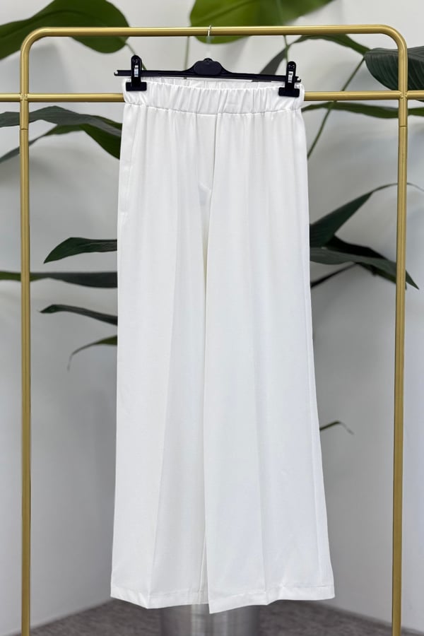 SENTEZ COLMAR Beli Lastikli Geniş Paça Pantolon